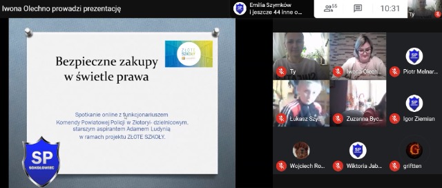 SP Sokołowiec - Zakupy, a prawo - warsztaty......