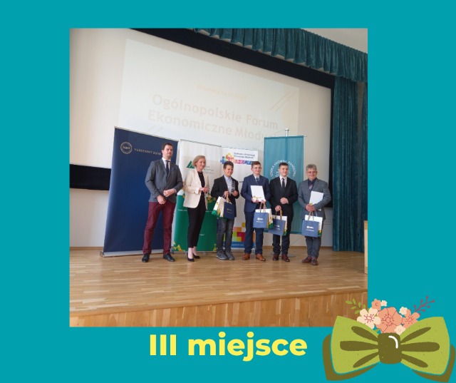SP Sokołowiec - III miejsce w Ogólnopolskim Forum Ekonomicznym Młodych…