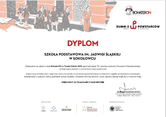 SP Sokołowiec - BohaterON – włącz historię!