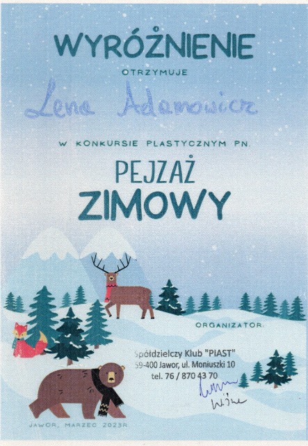 SP Sokołowiec - BRAWO! MŁODZI ZDOLNI!